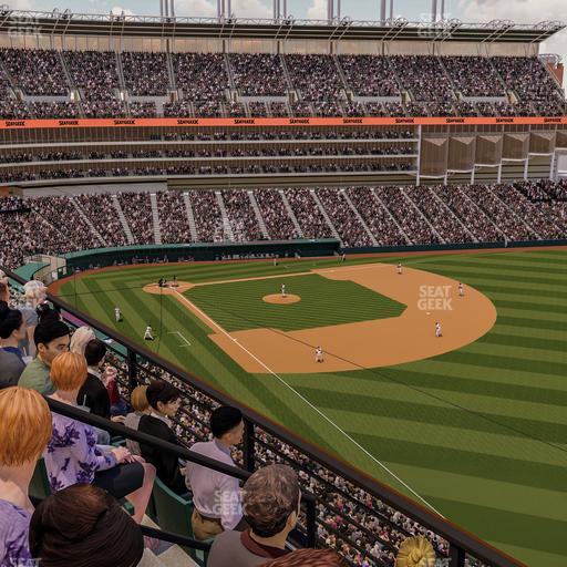 Progressive Field - Section 424 Seat View