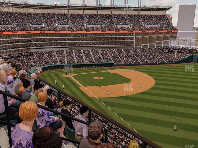 Progressive Field - Section 424 Seat View