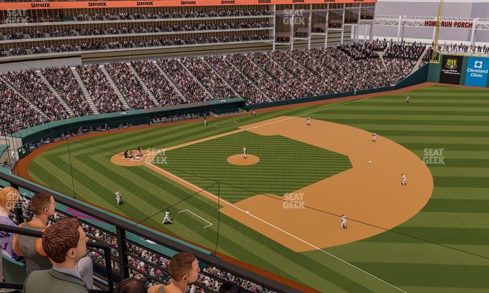 Progressive Field - Section 431 Seat View