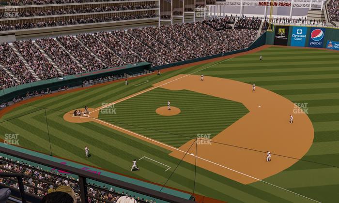 Progressive Field - Section 436 Seat View