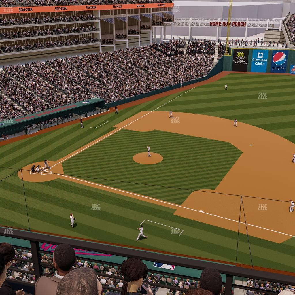 Progressive Field - Section 438 Seat View