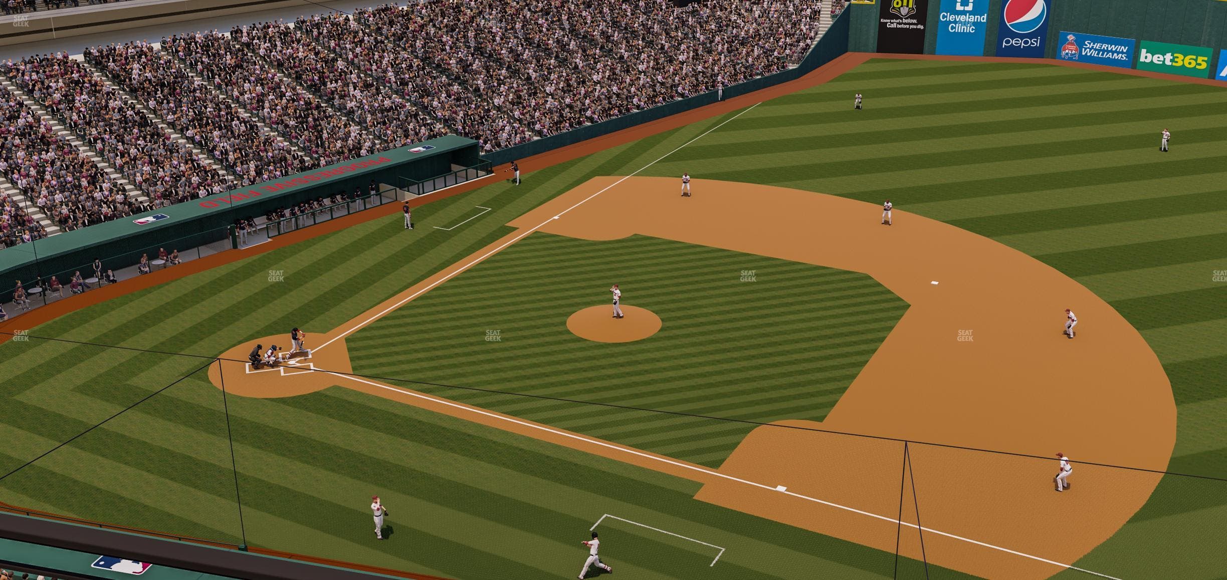 Progressive Field - Section 438 Seat View