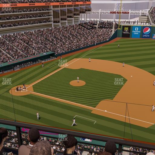 Progressive Field - Section 438 Seat View