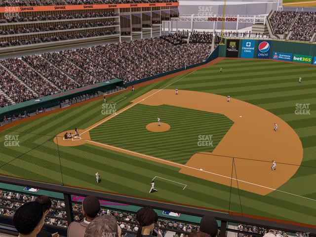 Progressive Field - Section 438 Seat View