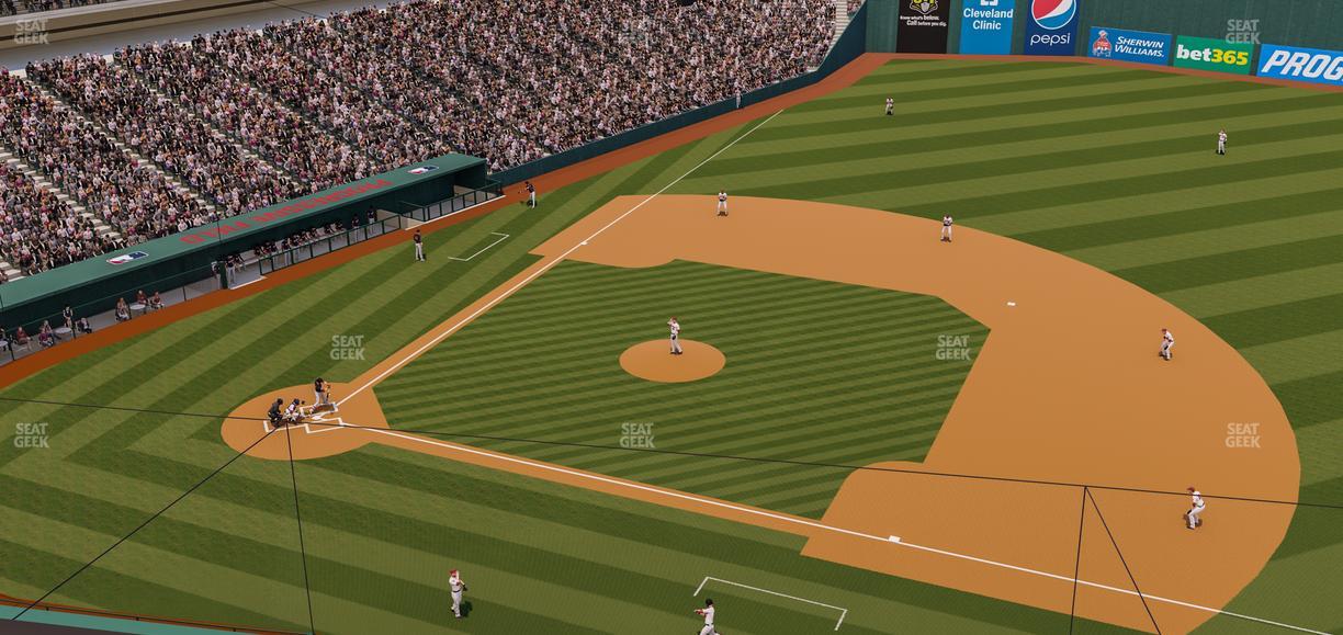 Progressive Field - Section 440 Seat View