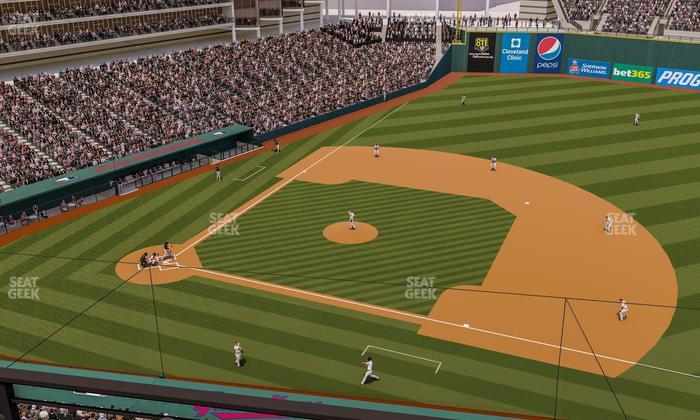 Progressive Field - Section 440 Seat View