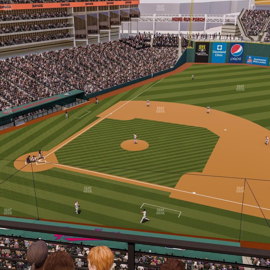Progressive Field - Section 442 Seat View