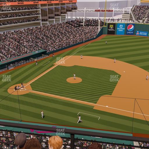 Progressive Field - Section 442 Seat View