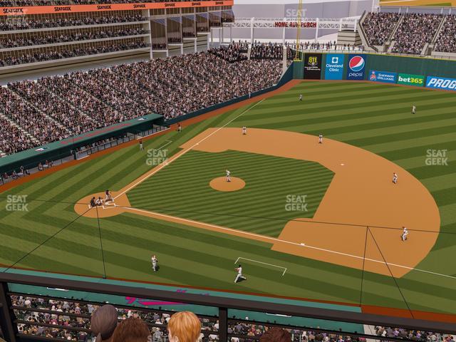 Progressive Field - Section 442 Seat View