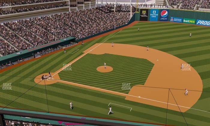 Progressive Field - Section 442 Seat View