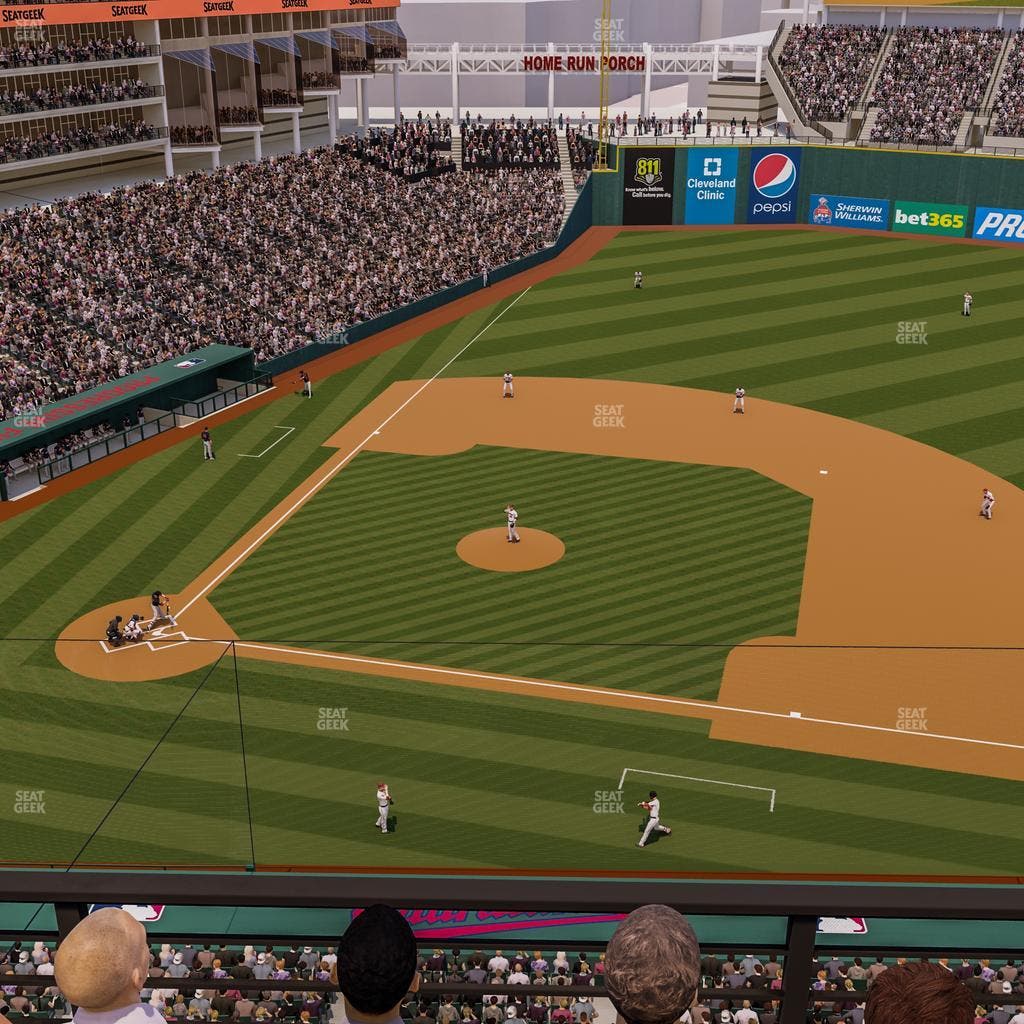 Progressive Field - Section 444 Seat View
