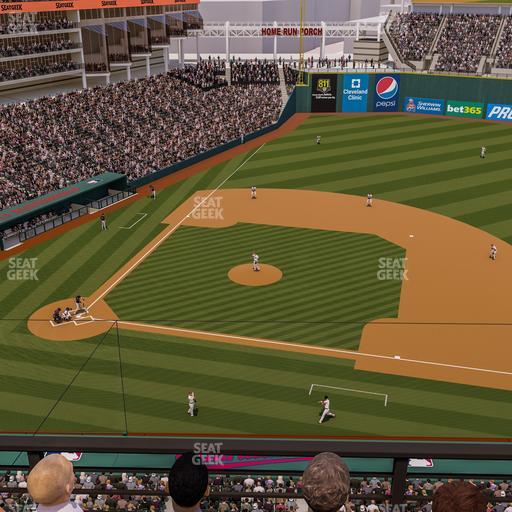 Progressive Field - Section 444 Seat View