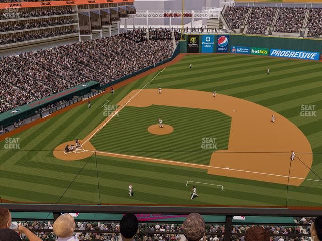 Progressive Field - Section 444 Seat View