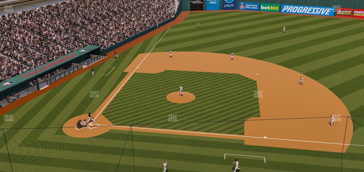 Progressive Field - Section 446 Seat View