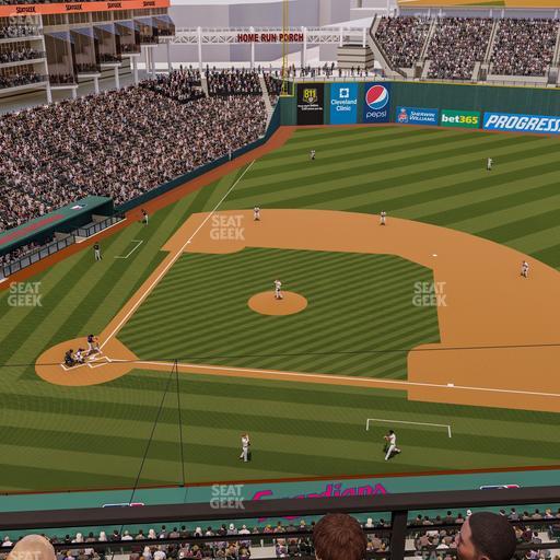 Progressive Field - Section 446 Seat View