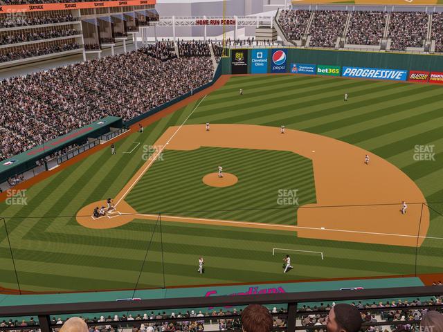 Progressive Field - Section 446 Seat View