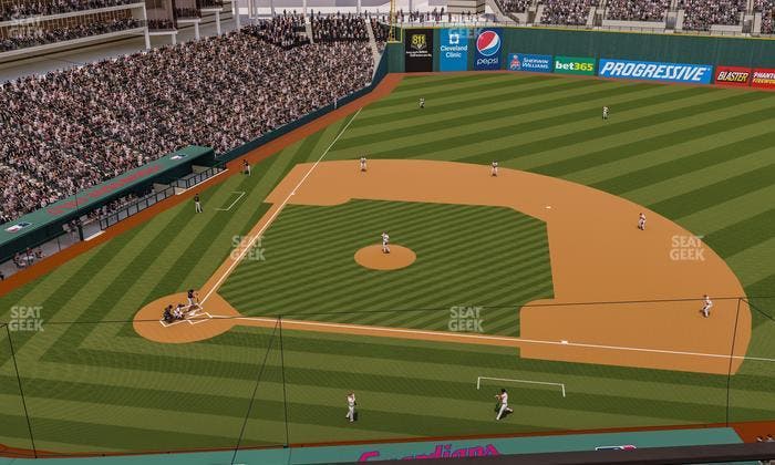 Progressive Field - Section 446 Seat View