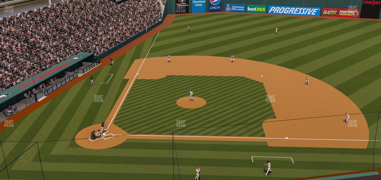 Progressive Field - Section 447 Seat View