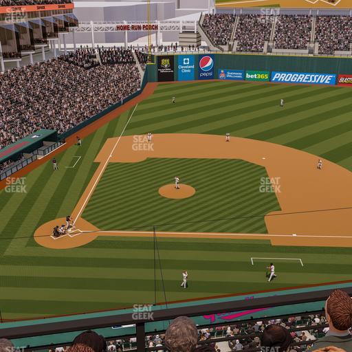 Progressive Field - Section 447 Seat View