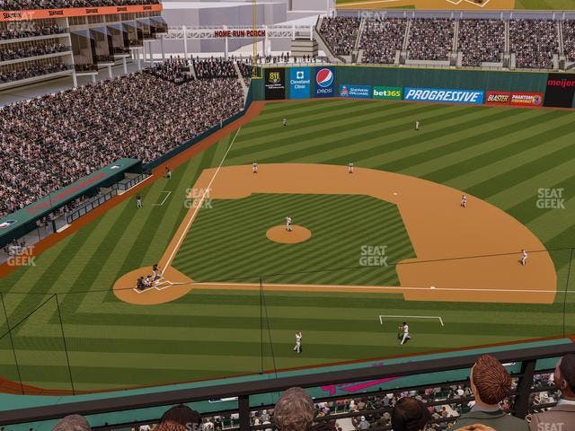 Progressive Field - Section 447 Seat View
