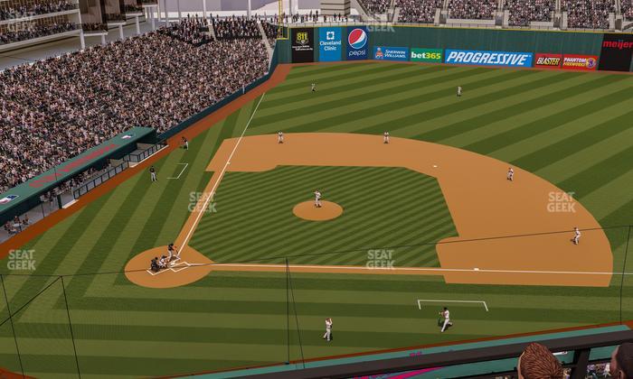 Progressive Field - Section 447 Seat View