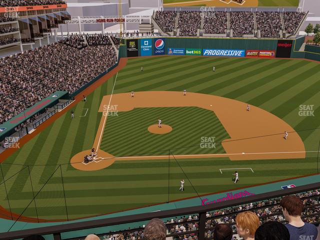 Progressive Field - Section 448 Seat View