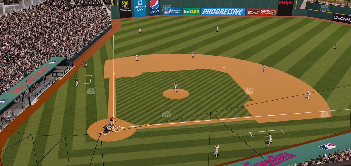 Progressive Field - Section 450 Seat View