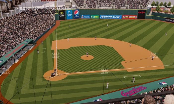 Progressive Field - Section 450 Seat View