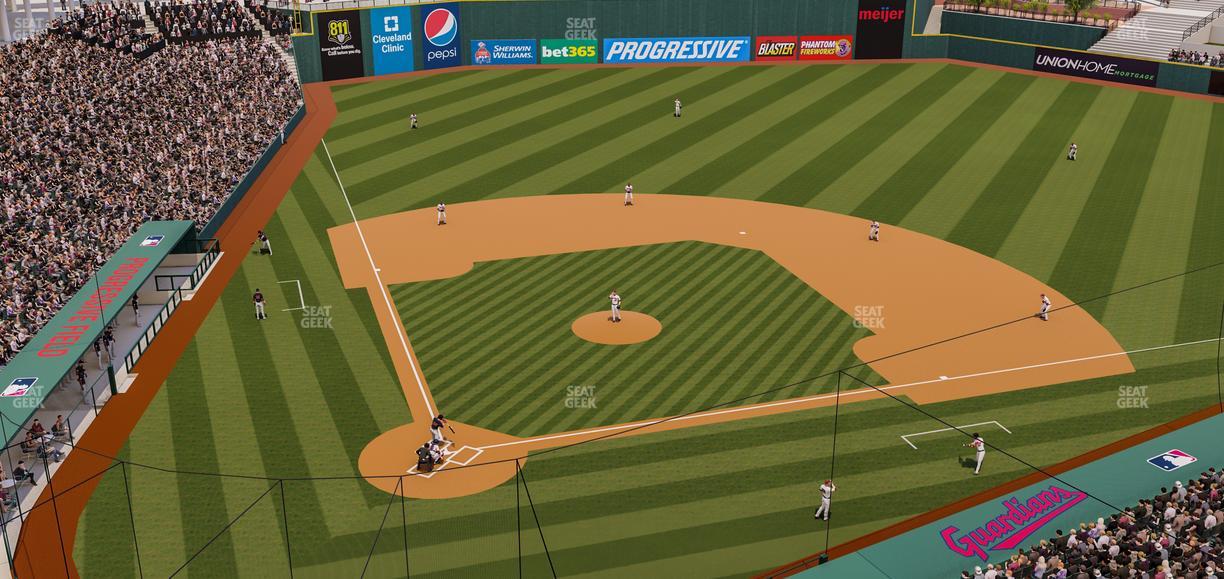 Progressive Field - Section 451 Seat View