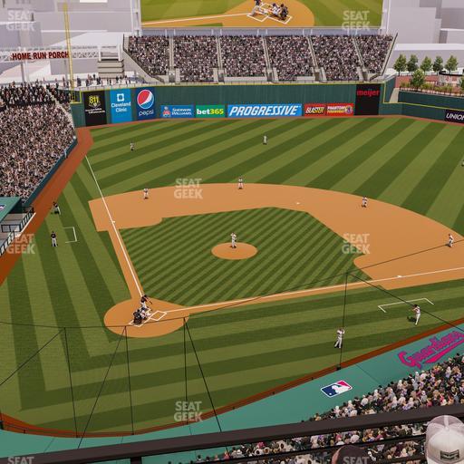 Progressive Field - Section 451 Seat View