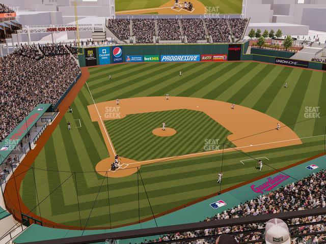 Progressive Field - Section 451 Seat View