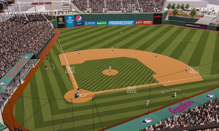 Progressive Field - Section 451 Seat View