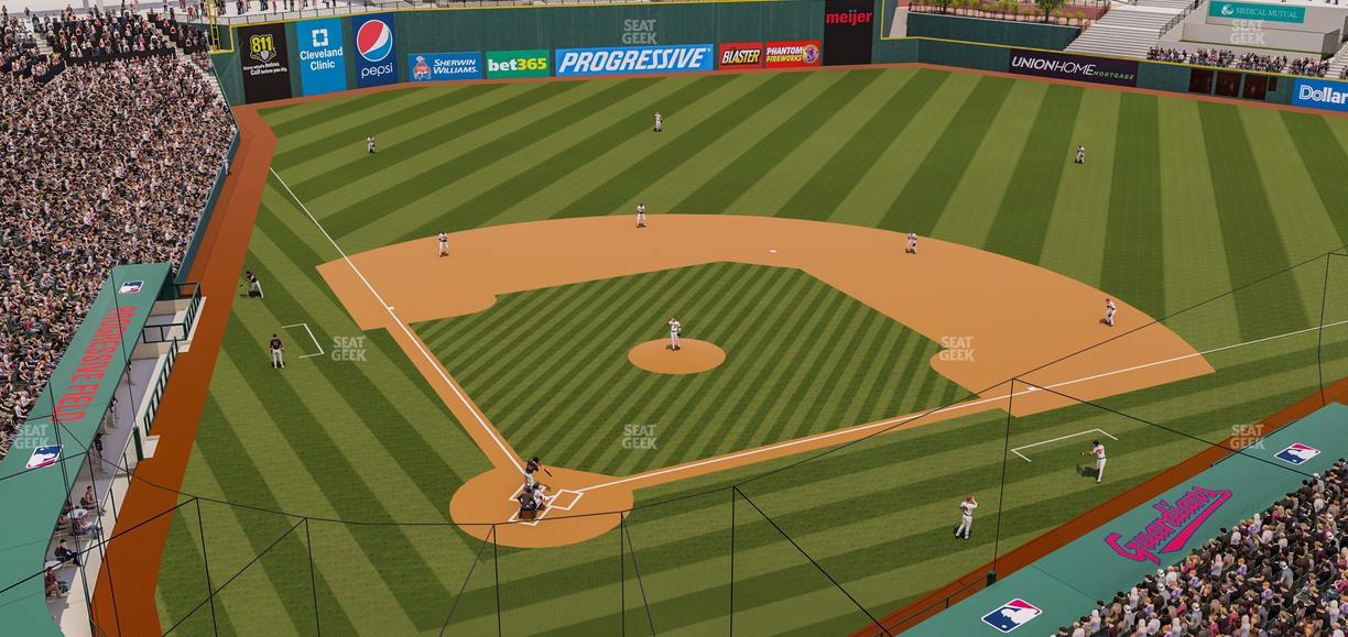 Progressive Field - Section 452 Seat View