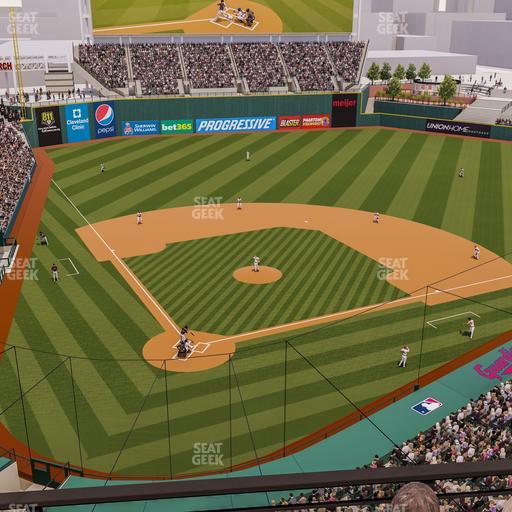 Progressive Field - Section 452 Seat View