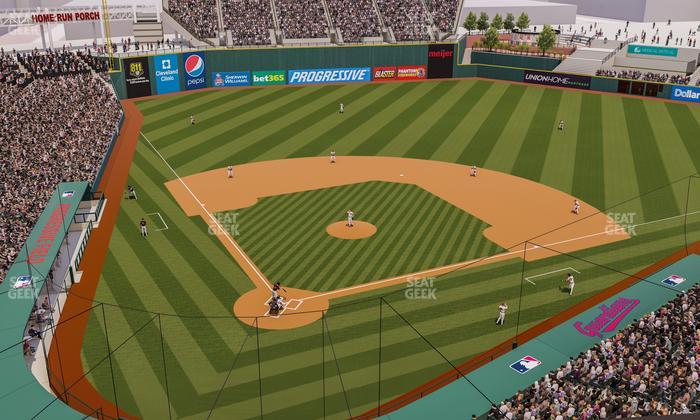 Progressive Field - Section 452 Seat View