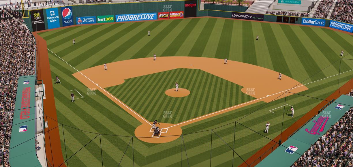 Progressive Field - Section 453 Seat View