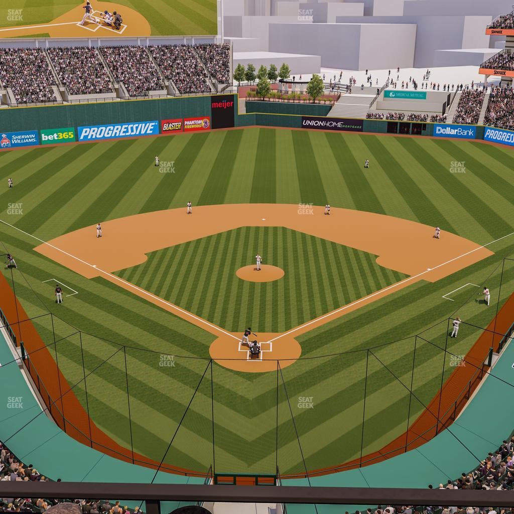 Progressive Field - Section 454 Seat View