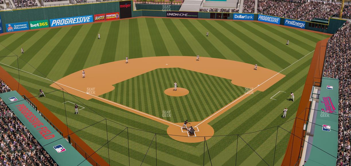 Progressive Field - Section 455 Seat View