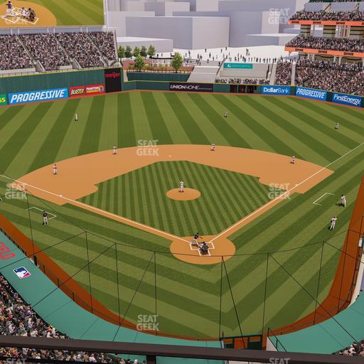 Progressive Field - Section 455 Seat View