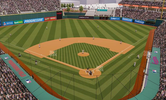 Progressive Field - Section 455 Seat View