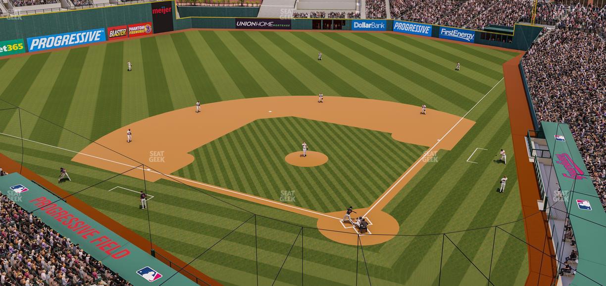 Progressive Field - Section 456 Seat View