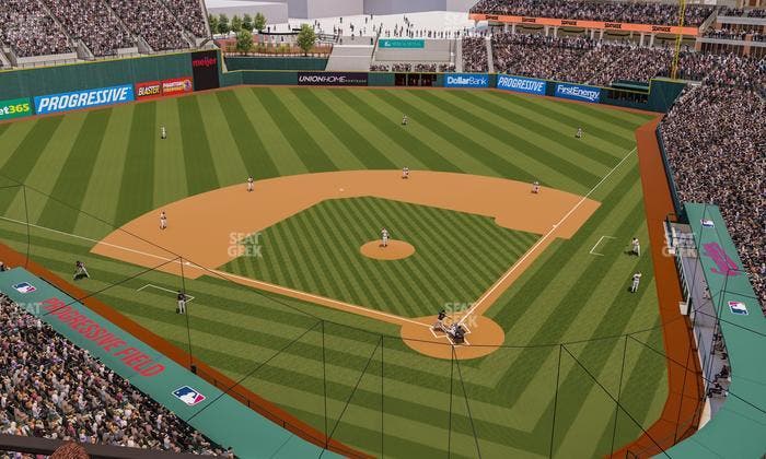 Progressive Field - Section 456 Seat View