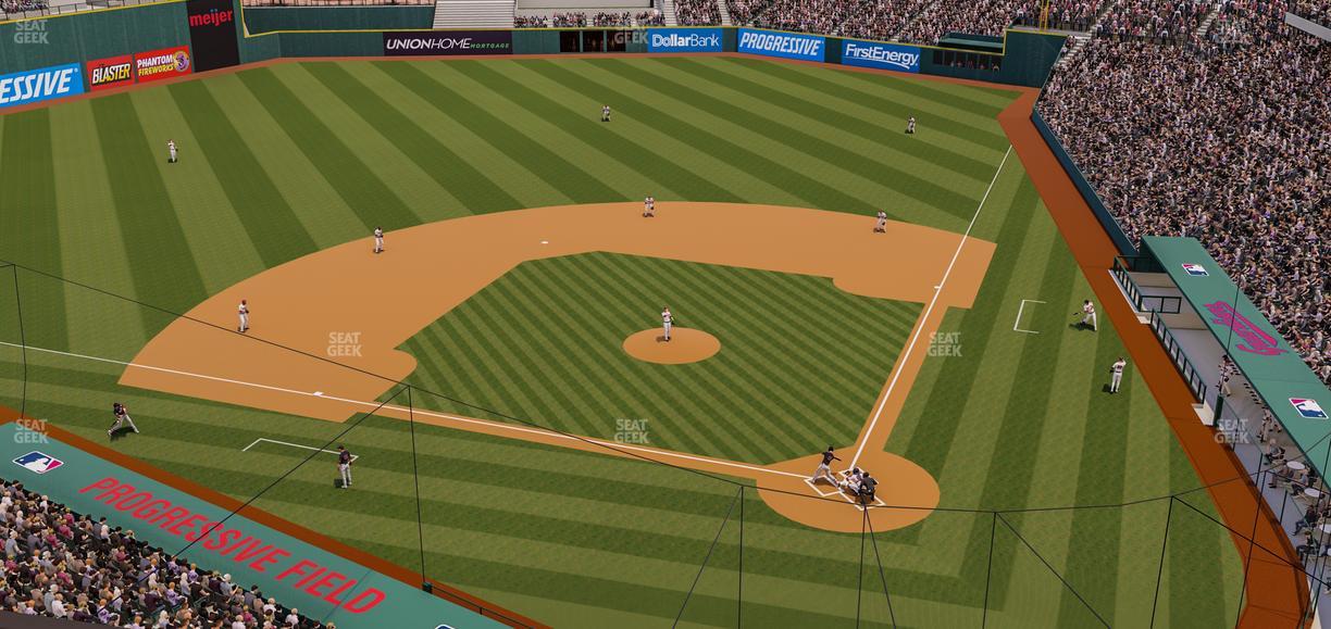 Progressive Field - Section 457 Seat View