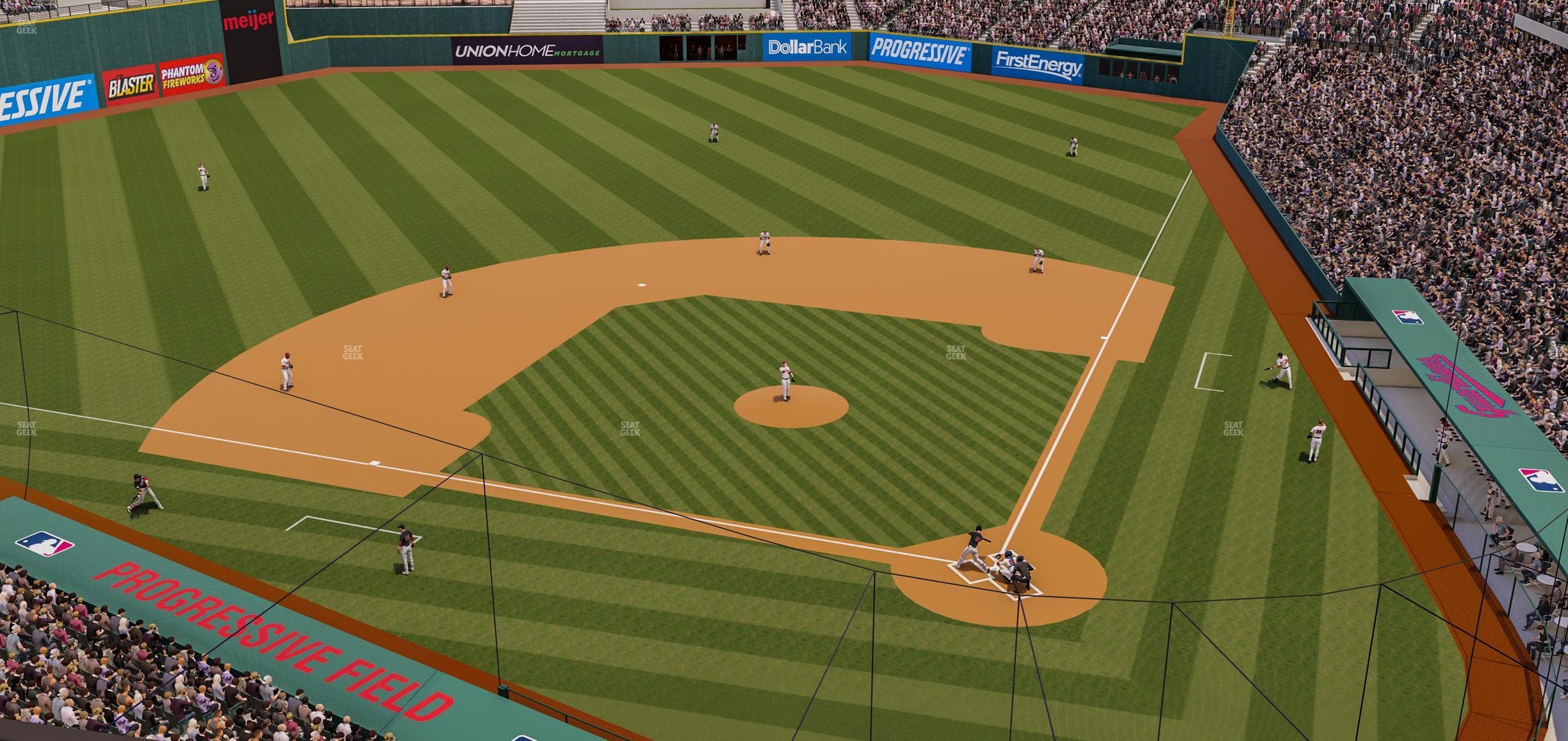 Progressive Field - Section 457 Seat View
