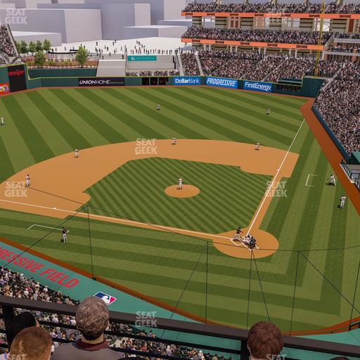 Progressive Field - Section 457 Seat View