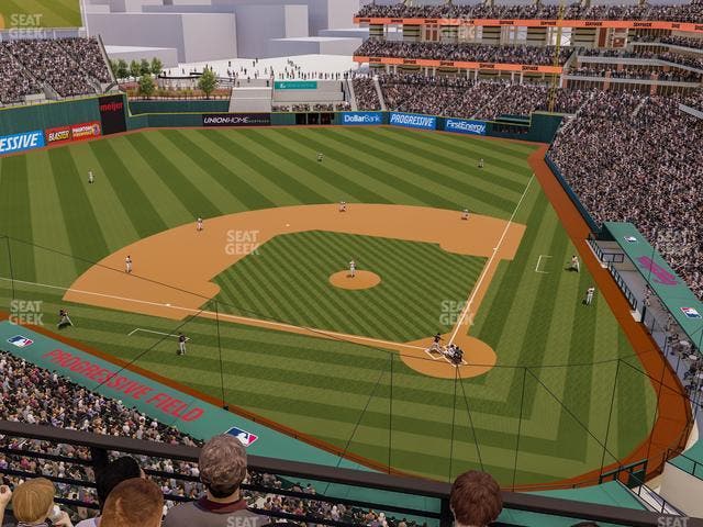 Progressive Field - Section 457 Seat View