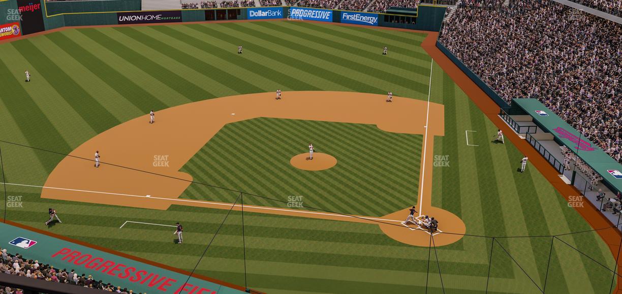 Progressive Field - Section 458 Seat View