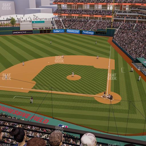 Progressive Field - Section 458 Seat View
