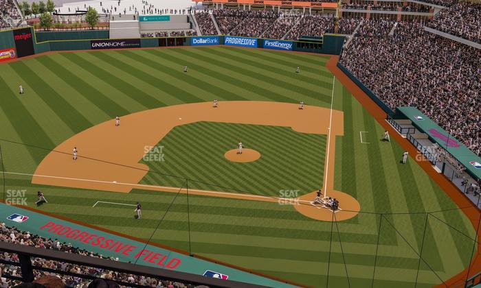 Progressive Field - Section 458 Seat View