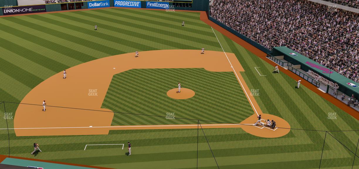 Progressive Field - Section 460 Seat View